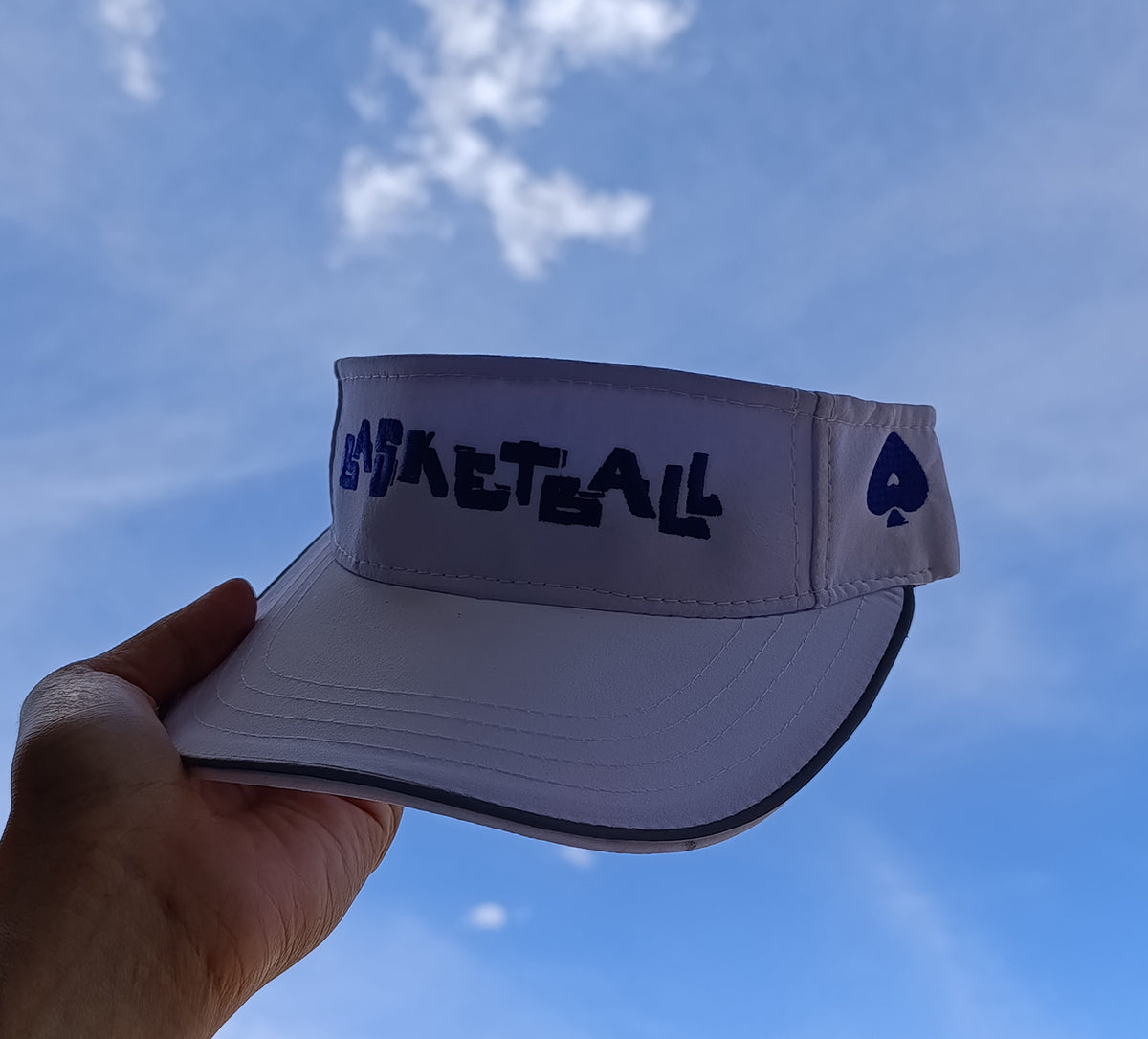 Visera Basketa Blanca